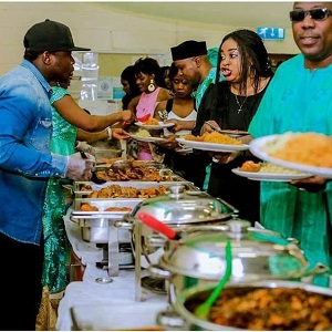 Nigerian food in Ireland parties