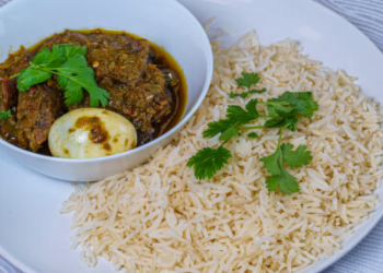 White Rice and Ayamase